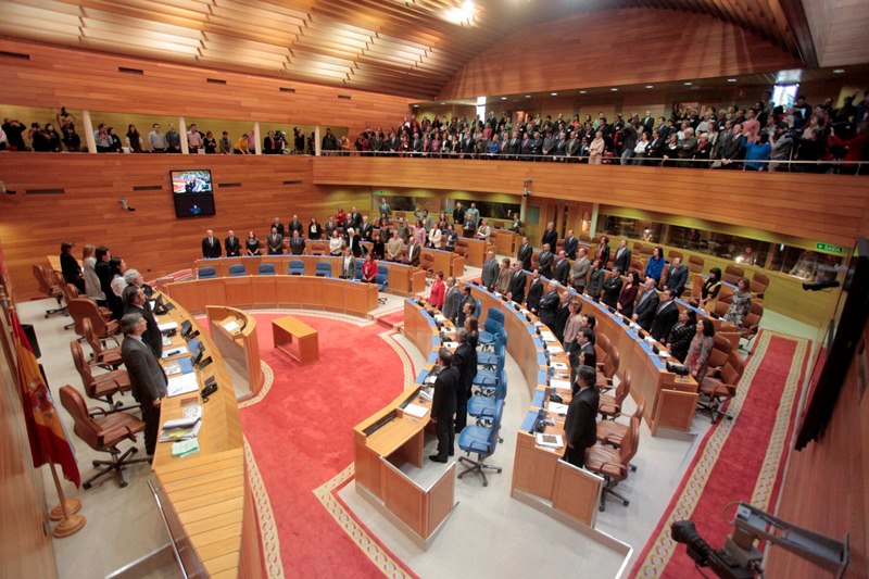 Unha das Ssesións constitutivas do Parlamento de Galicia / Parlamento de Galicia