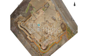 Vista en 3D do Castelo da Rocha / http://geomati-k.com