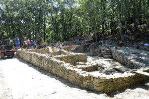 Unha das domus atopadas nas escavacións do castro romano de Armeá / Duvi