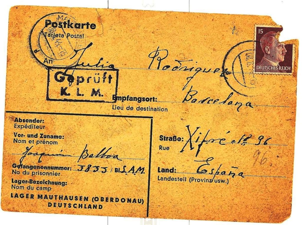 Postal co selo do dictador fascista Adolf Hitler