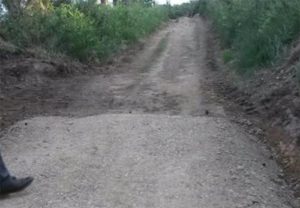 Estado no que quedan tramos do Camiño de Santiago polas obras realizadas pola Xunta / Adega