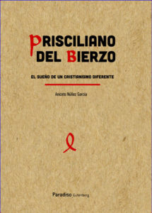 Portada do libro de Aniceto Núñez sobre Prisciliano