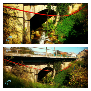 Ponte de Cans, en Porto do Son, onde tivo lugar a matanza de Nebra en 1916 / galizeando.com