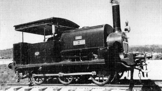 Unha das primeiras locomotoras do ferrocarril de Galicia / patrimoniovilagarcia.net